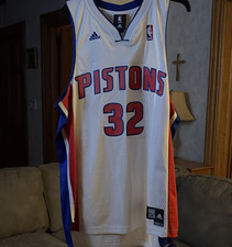 adidas Detroit Pistons Richard Hamilton #32 NBA Jersey White M Basketball