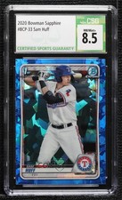 2020 Bowman Chrome Sapphire Edition Sam Huff #BCP-33 CSG 8.5 1p5