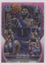 2022-23 Bowman U Chrome Pink Wave Refractor 29/125 Mike Miles Jr #88 1c6t