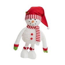 Telescopic Christmas Snowman Figurine Retractable Standing Doll Decor Toy