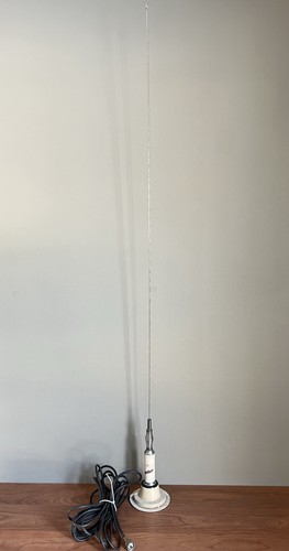 Vintage Antler Magnetic Mount CB Ham Radio Antenna 36” With Cable
