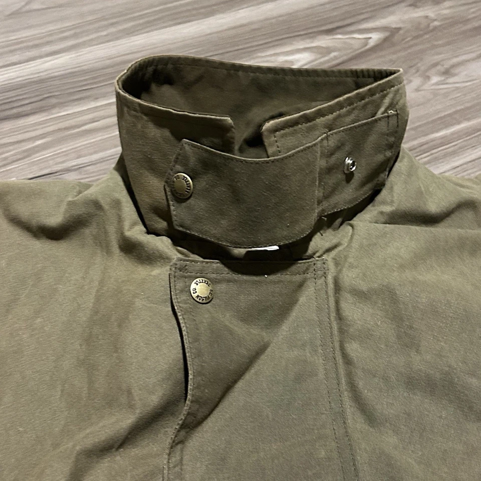 Vtg FILSON Jacket 461N Shelter Cloth Wax Packer Hunting Field Coat Vintage Green - Image 3 of 4
