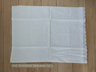 Vintage 100% white cotton pillowcases, scalloped edge, small — photo 2