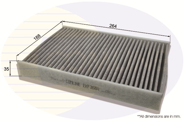 COMLINE EKF368A Filter, cabin air for PEUGEOT