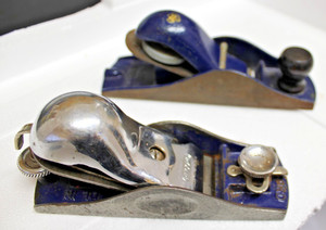 Vintage Record No. 018 Knuckle Joint Lever Cap Block Plane + Record 0110 plane