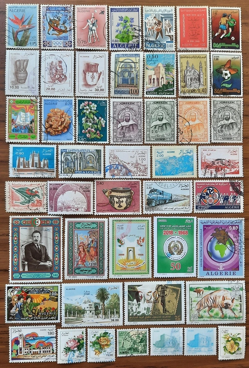 Lote De 50 Sellos Varios De Argelia | Prophila Collection Para Coleccionistas