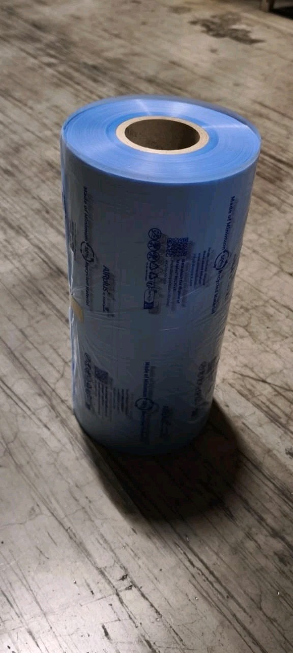 Rouleau film protection coussins d'air 563m plastique calage colis antichoc transparent