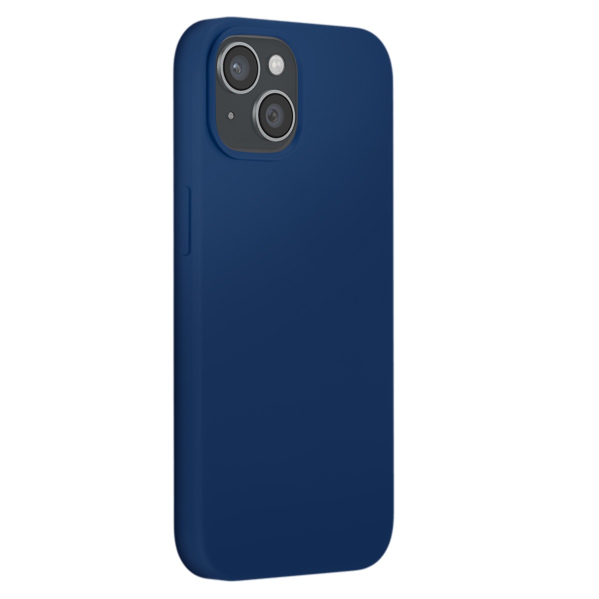Coque iPhone 15 silicone TPU Color Skin Moxie finition premium marine