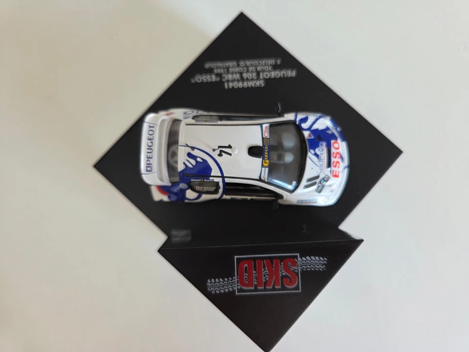 SKID 1/43 PEUGEOT 206 WRC Delecour/Grataloup - Tour de Corse 1999 - SKM99041 - Immagine 3 di 4
