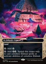 Light Play x 1 Eldrazi Temple (0014) - Foil - Borderless Edge of Eternities: Ste