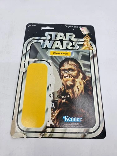 Vintage Kenner Star Wars Chewbacca Cardback 21-Back