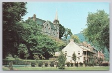 Postal Harpers Ferry WV Stagecoach Inn Iglesia de San Pedro vistas al valle