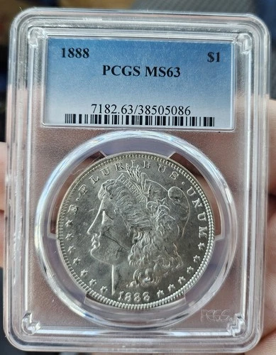 1888 $1 MORGAN SILVER DOLLAR PCGS MS63 PHILADELPHIA MINT SKU 7182.63/51043392