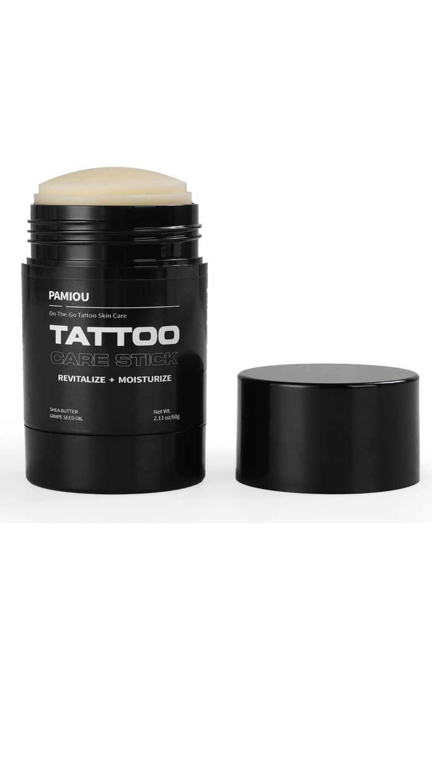 Pamiou Tattoo Aftercare Tattoo Butter Balm, On The Go Tattoo Care Stick, Port