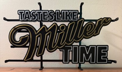 Miller Lite “Tastes Like Miller Time” LED Lighted Sign - NIB | eBay