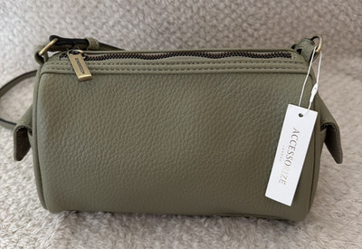 Accessoire grün Umhängetasche Tagestasche Handtasche rechteckig Design Notting Hill NEU