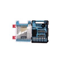 Erbauer 113 Piece Drill Bit Set Multi Purpose Masonry Wood Metal Kit Case DIY UK