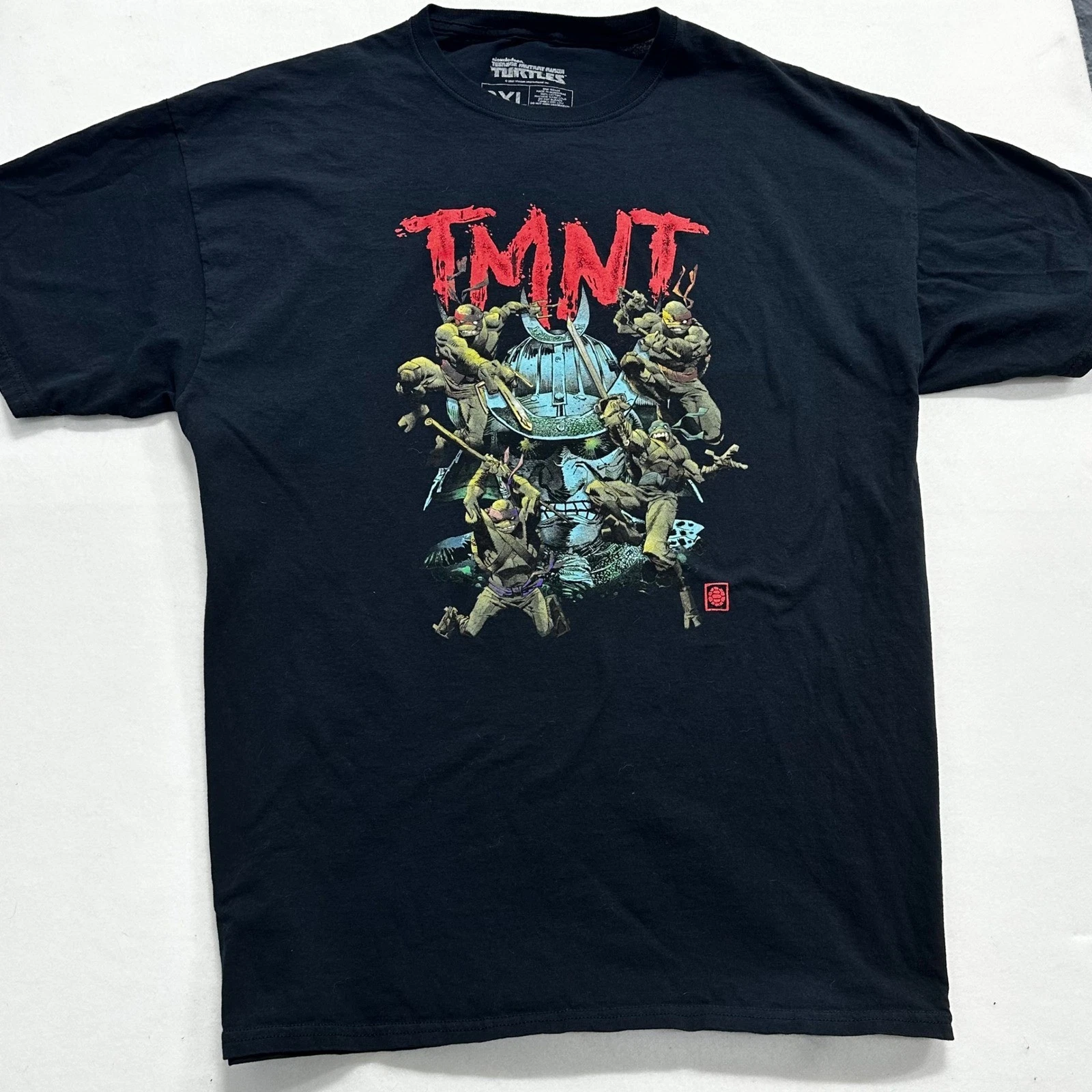 TMNT Mens 2XL T-Shirt Black Samurai Shredder LootCrate Exclusive Graphic Tee