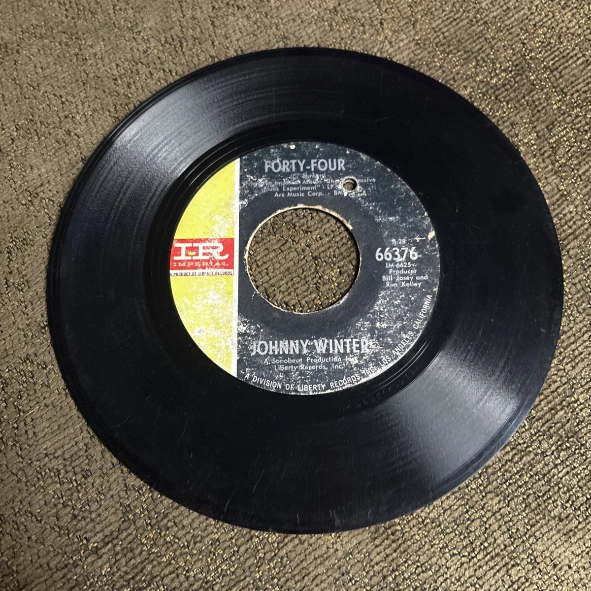 Johnny Winter 45 RPM Speed Vinyl Records for sale | eBay