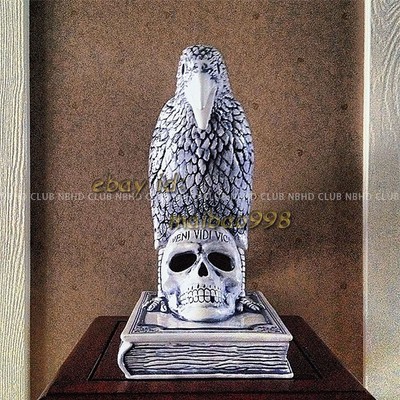 23cm NEIGHBORHOOD NBHD Crow Skull Chamber Ceramic Incense Burner