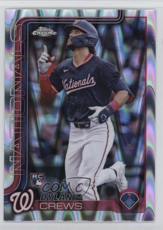 2025 Topps Chrome RayWave Refractor Dylan Crews #146 13o2