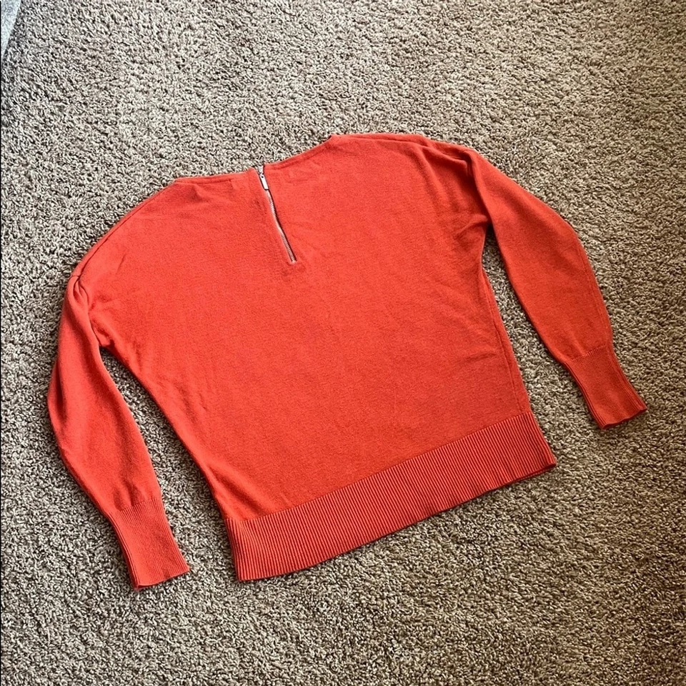 Suéter Nordstrom naranja de cachemir/mezcla de seda para mujer talla S Foto 4 de 4