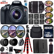 Canon EOS Rebel T6 DSLR Camera 18-55mm Lens Starter Bundle 02