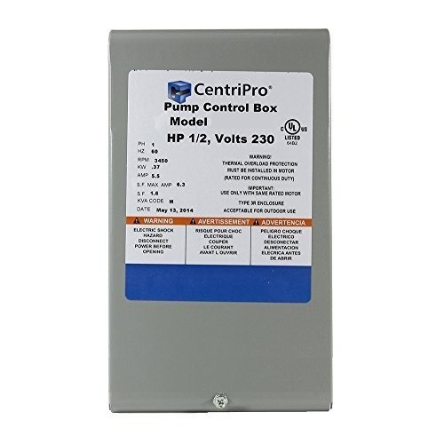 GOULDS CB15412CR Control Box 1.5HP 230V Plumbing Accessories