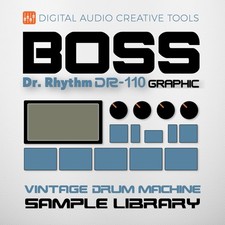 Boss DR-110 Drum Machine Sample Library 6 Samples - Instant Access
