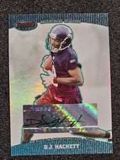 2004 Bowman's Best Rookie Auto #157 DJ Hackett  Rookie Seattle Seahawks /499