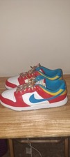 Nike Dunk Low QS x LeBron James Fruity Pebbles Habanero Red Blue DH8009-600 9.5