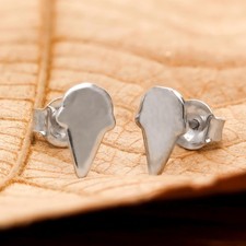 925 Silver Ice Cream Cone Stud Earrings Summer Jewelry Fun Food for Girls