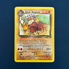 Wizards of the Coast Dark Dugtrio 23/82 Team Rocket Unlimited Rare EN 2000
