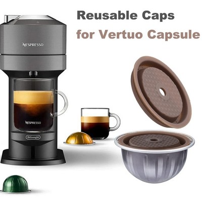 Wiederverwendbare Kaffeekapsel Silikon für Nespresso Vertuo Line