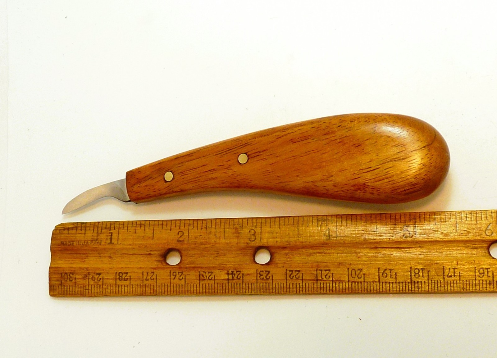 Davis Bros. Collectible Hand Made GLK #19XS Woodcarving & Whittling Hooked Knife