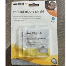 Medela Contact Pure Silicone Nipple Shield   20  mm   Brand New