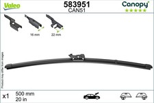 Wischblatt rechts Valeo 583951 für AUDI