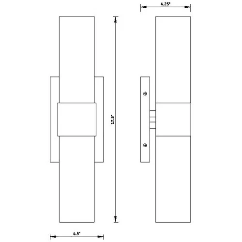 Designers Fountain D286M-2WS-OSB Anton Wall Sconce Old Satin Brass - Picture 7 of 9
