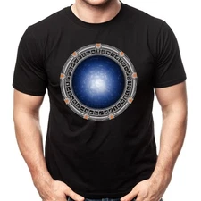 Stargate Color Wormhole Adult Shirt