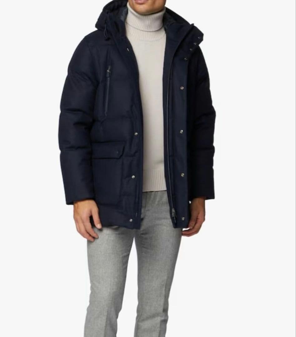 HERNO Laminar Down Jacket Black Size 46 Used Long… - image 3