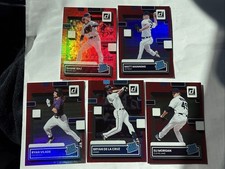 Rated Rookie RED FOIL LOT - 2022 Panini Donruss Baseball Rated Rookies