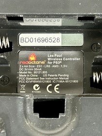 PS3 PlayStation 3 RedOctane Guitar Hero Les Paul Wireless Guitar No Dongle