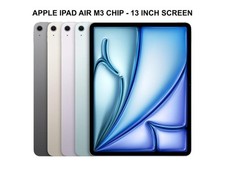 Apple iPad Air 13 Inch M3 Chip - 128GB 256GB 512GB - 2025 Model - No Box