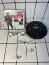HOTT CD711T Portable CD Player, Springsteen CD, USB cable charger  headphones