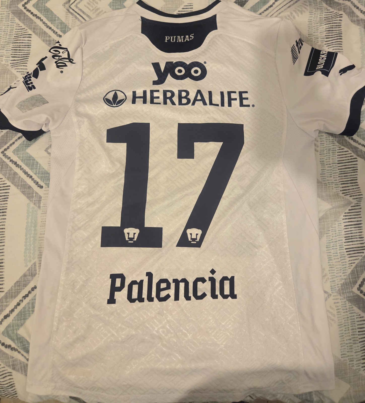 Puma Pumas UNAM 11/12 Away Paco Palencia Futbol Soccer Jersey Mens Size Medium