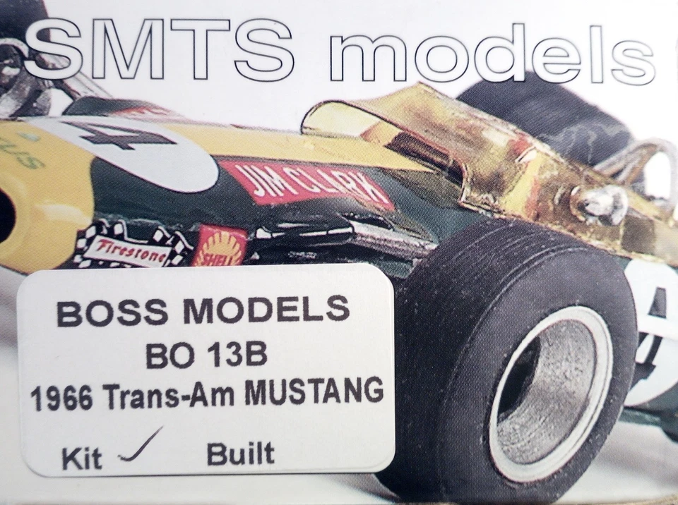 1-43 Ford Mustang DALE WOOD Trans-AM'66 #4 Foyt metal kit to built SMTS B13b - Immagine 4 di 4