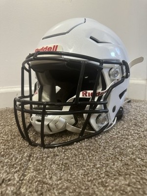 Riddell Large White Football Helmet Padded Adjustable