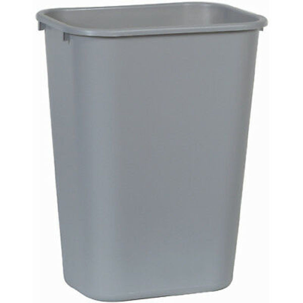 Мусорное ведро Rubbermaid FG295700GRAY прямоугольное 10 14 галлона серого цвета 4790₽