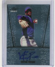 2011 LEAF METAL DRAFT VICTOR PAYANO AUTO RC TEXAS RANGERS