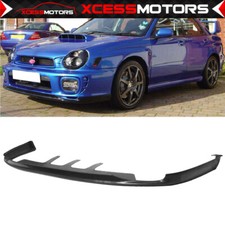 Fits 02-03 Subaru Impreza Wrx Rs Sedan P-d Style Front Bumper Lip Spoiler - Pu